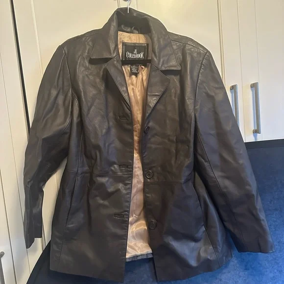 Jackets Coats Kl Colebrook Large Real Brown Leather Jacket
